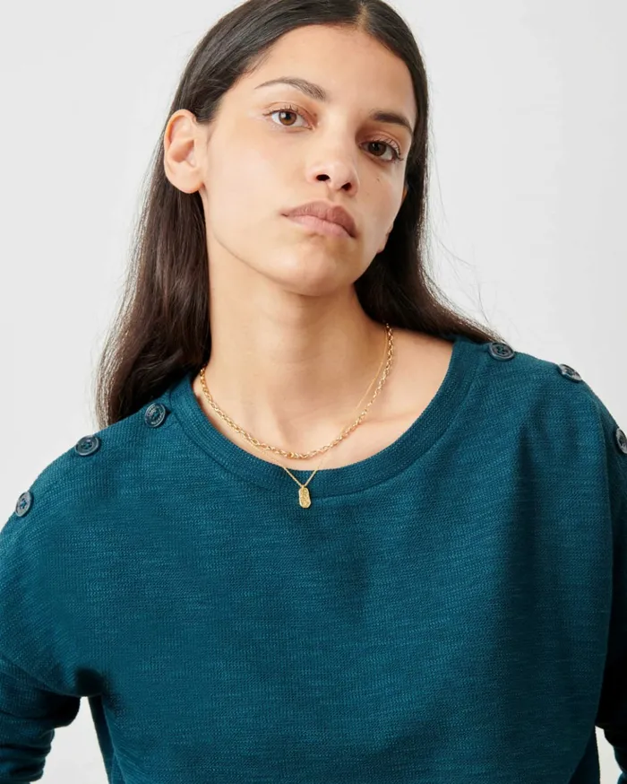 Sessn Womens TShirts And Tops Austin Indian Teal Near Me