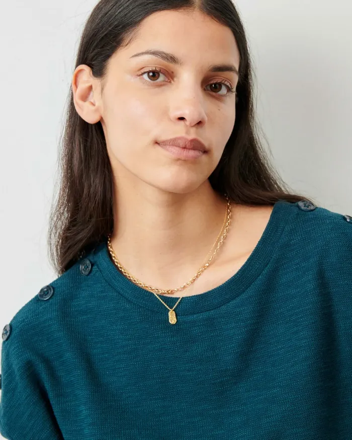 Sessn Womens TShirts And Tops Austin Indian Teal Near Me