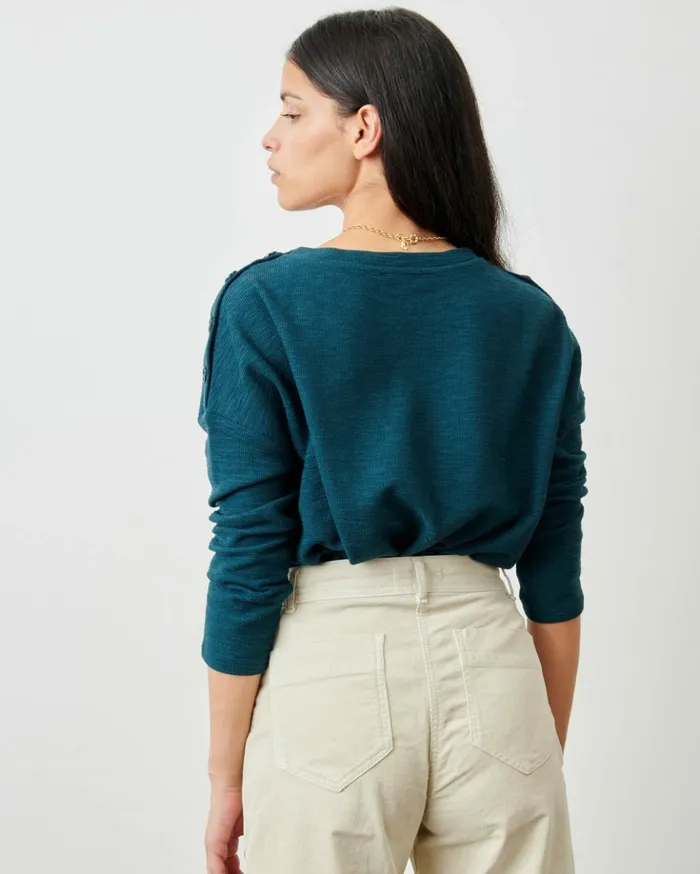 Sessn Womens TShirts And Tops Austin Indian Teal Near Me