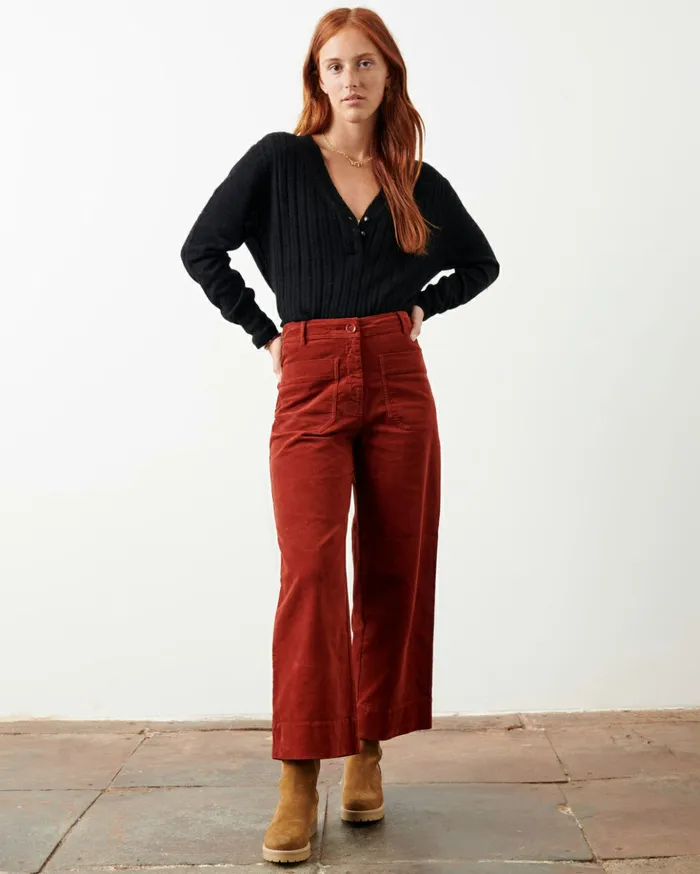 Sessn Womens Trousers Hudson street Massala