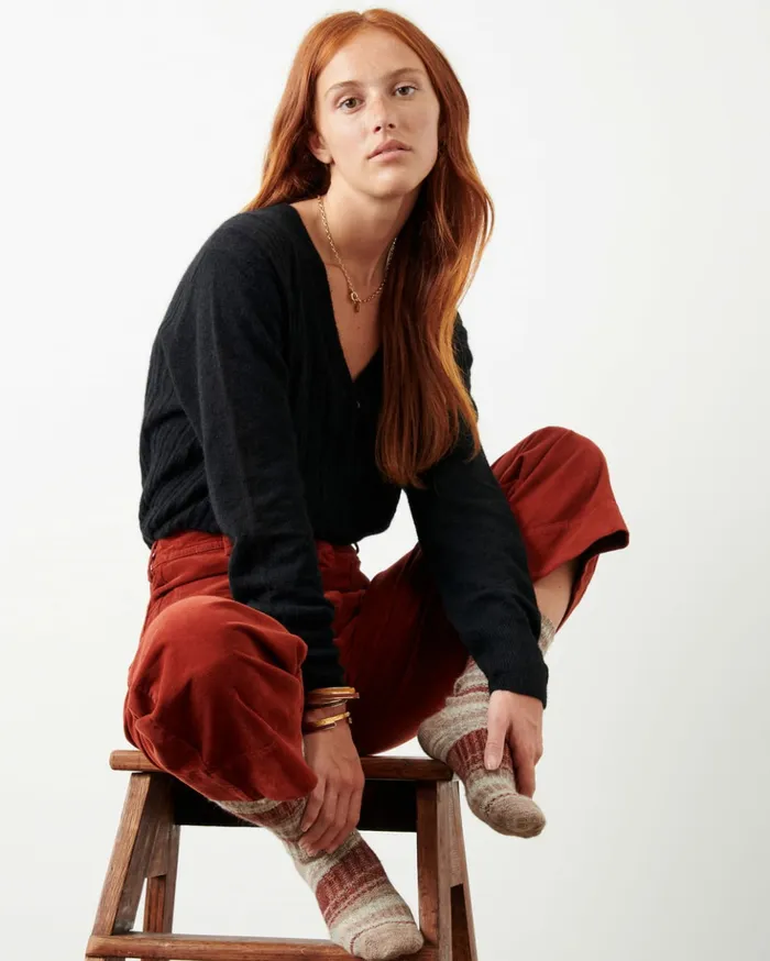 Sessn Womens Trousers Hudson street Massala