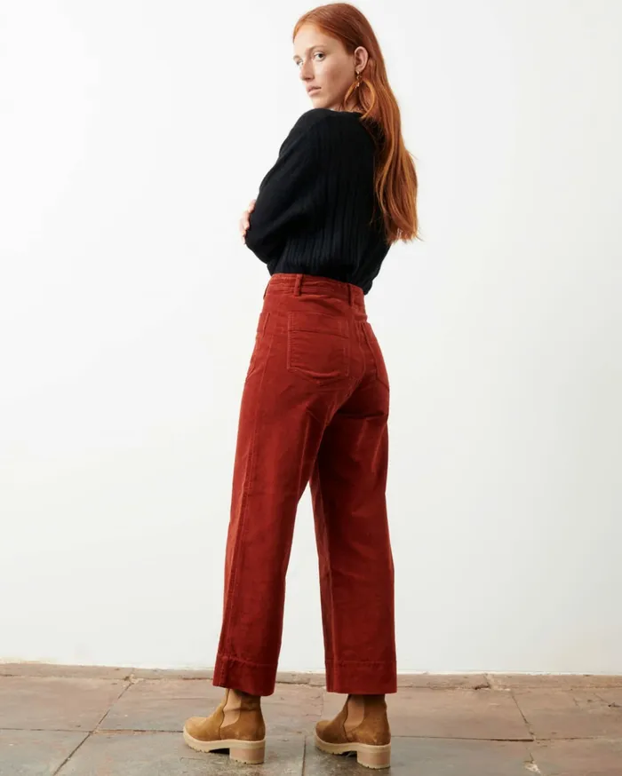 Sessn Womens Trousers Hudson street Massala