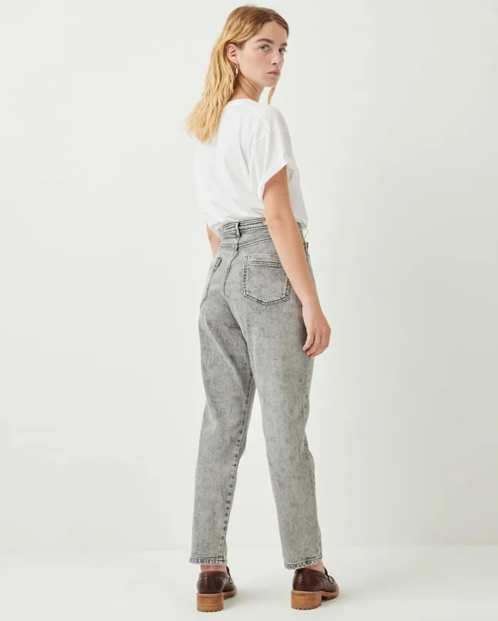 Sessn Womens Trousers Momon o Snow Black