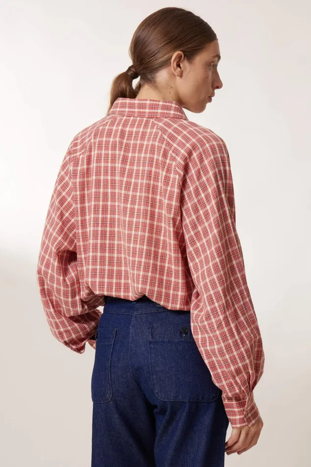 Shirts and Blouses Women Leon and Harper Choral Multi Shirt Red