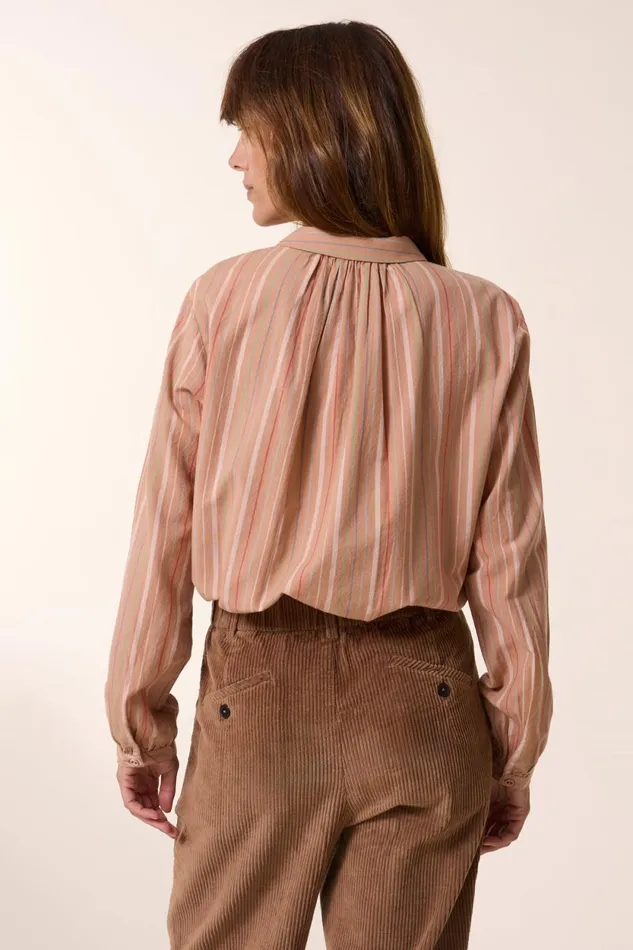 Shirts and Blouses Women Leon and Harper Cob Multi Shirt Beige