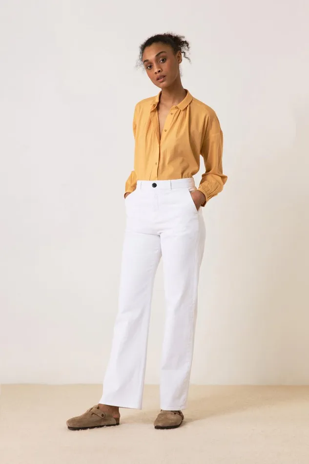 Shirts and Blouses Women Leon and Harper Cotage Plainy Shirt Honey
