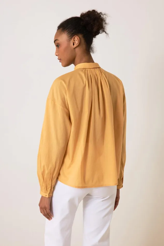 Shirts and Blouses Women Leon and Harper Cotage Plainy Shirt Honey