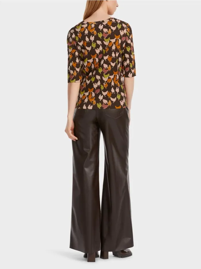 Shirts and Tops Damen Marc Cain ChickenTShirt Dark Wood