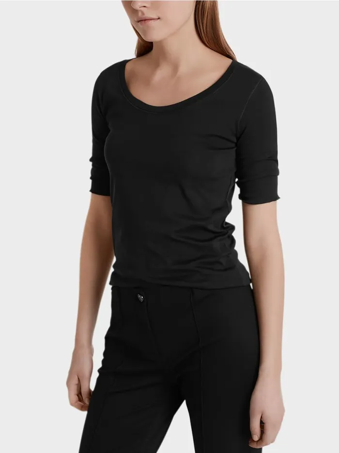 Shirts and Tops Damen Marc Cain Hochwertiges BasicShirt Black
