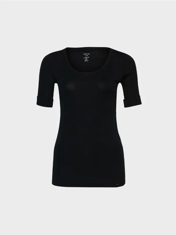 Shirts and Tops Damen Marc Cain Hochwertiges BasicShirt Black
