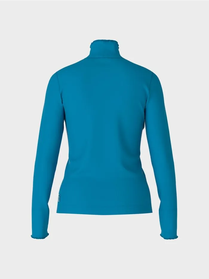 Shirts and Tops Damen Marc Cain Longsleeve Mit Stehkragen Deep Sea