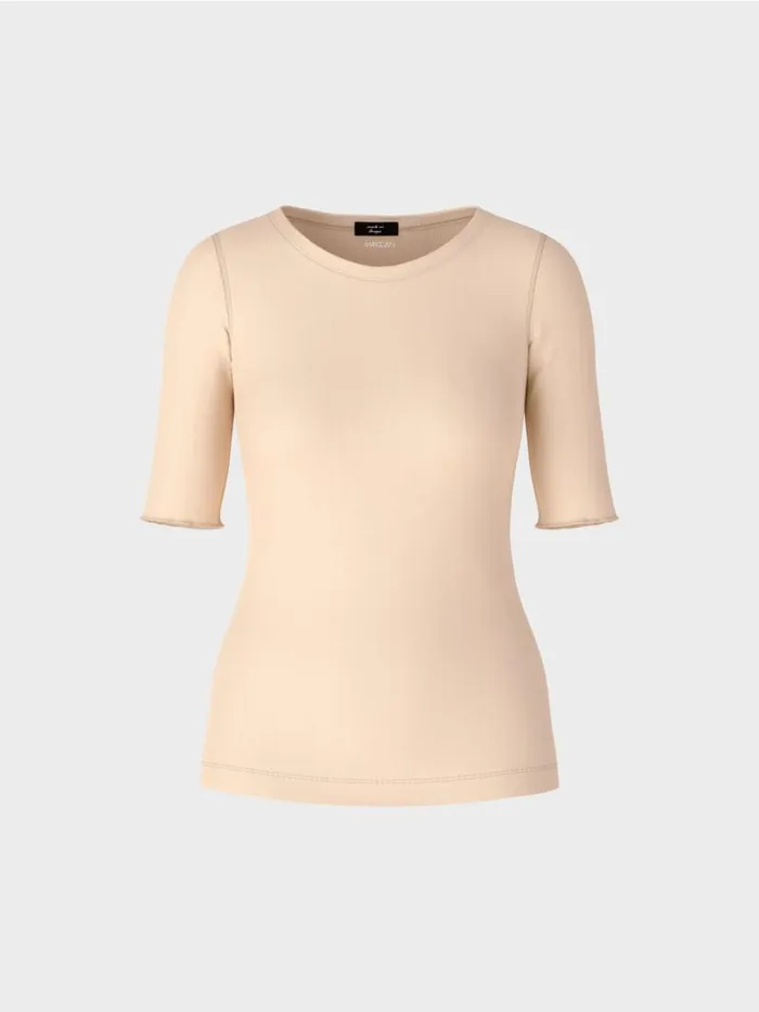 Shirts and Tops Damen Marc Cain TShirt Mit rmel Dark Cream