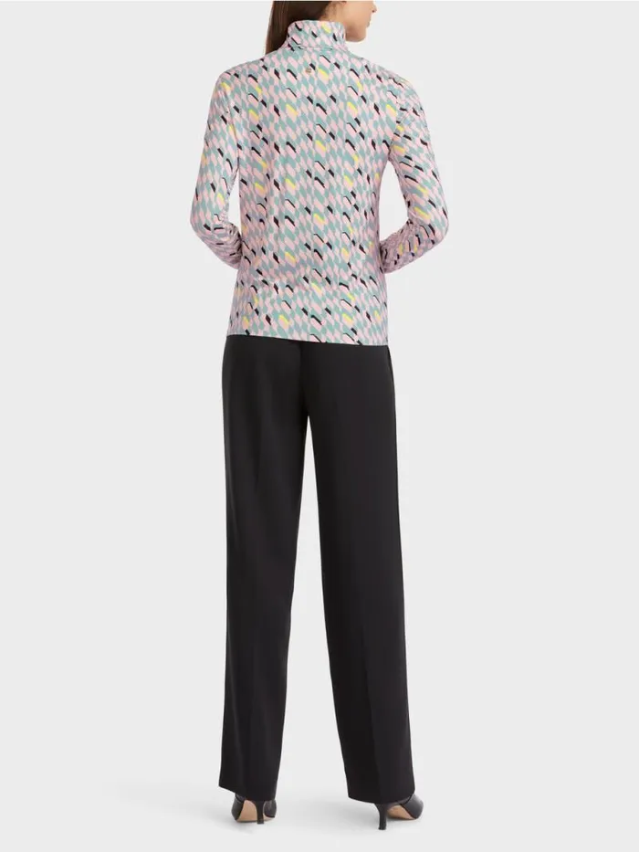 Shirts and Tops Damen Marc Cain TShirt Mit Rollkragen Dark Sky Blue