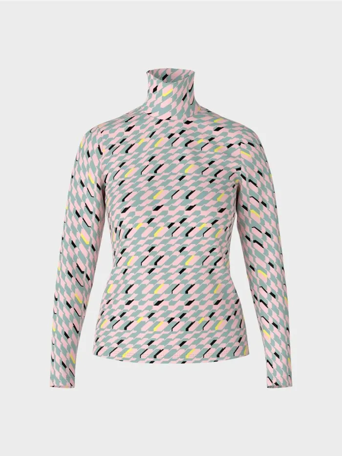Shirts and Tops Damen Marc Cain TShirt Mit Rollkragen Dark Sky Blue
