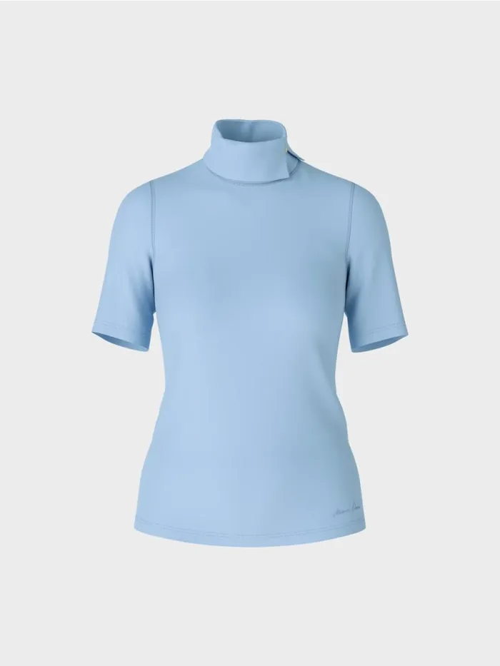 Shirts and Tops Damen Marc Cain TShirt Mit Rollkragen Dark Summer Sky