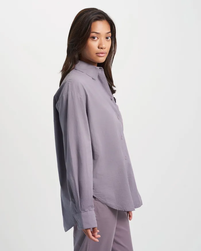 Shirts Colorfulstandard Women Organic Oversized Shirt 8211 Soft Yellow