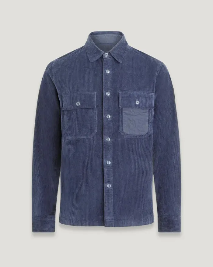 Shirts Men Belstaff Fallgate Shirt Dark Ink