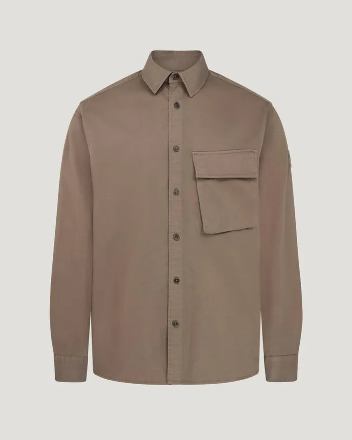 Shirts Men Belstaff Scale Shirt Surplus Green