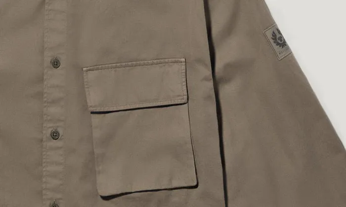 Shirts Men Belstaff Scale Shirt Surplus Green Shirts Men Belstaff Scale Shirt Surplus Green