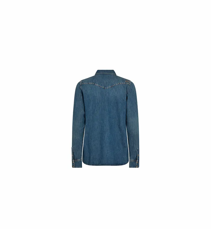 Shirts MMElvira Denim Shirt Blue 8211 MOS MOSH Women Shirts MMElvira Denim Shirt Blue 8211 MOS MOSH Women