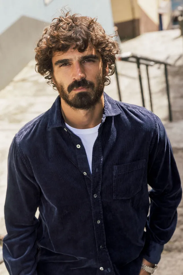 Shirts MOS MOSH Men MMGAlden Corduroy Shirt Navy