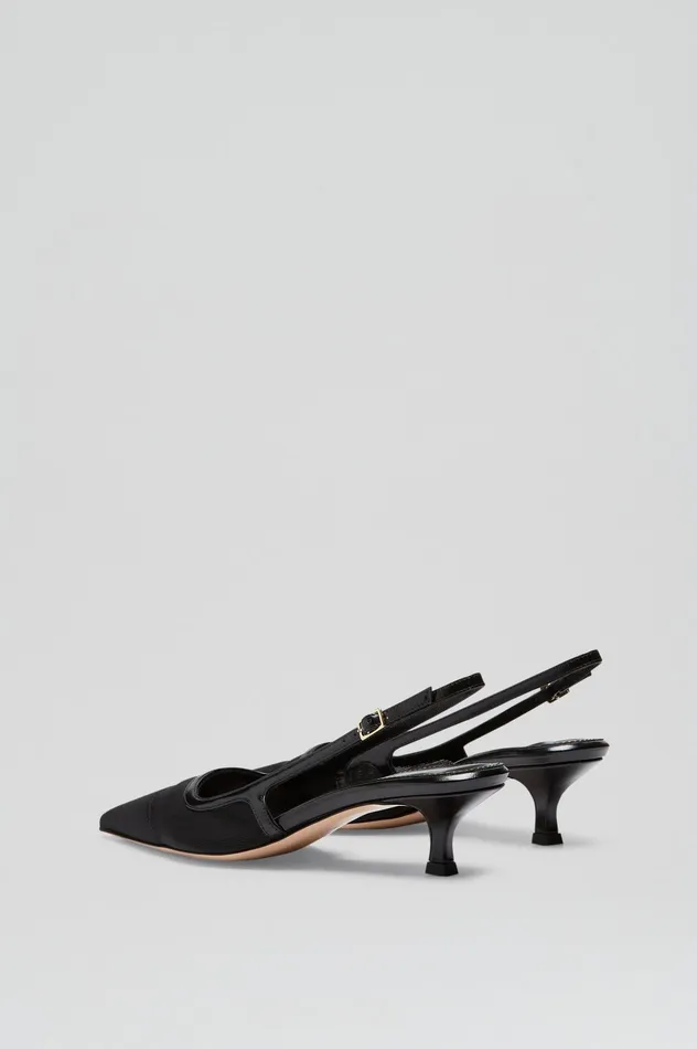 Shoes Scanlan Theodore Women FINE MESH SLINGBACK 45 BLACK Shoes Scanlan Theodore Women FINE MESH SLINGBACK 45 BLACK