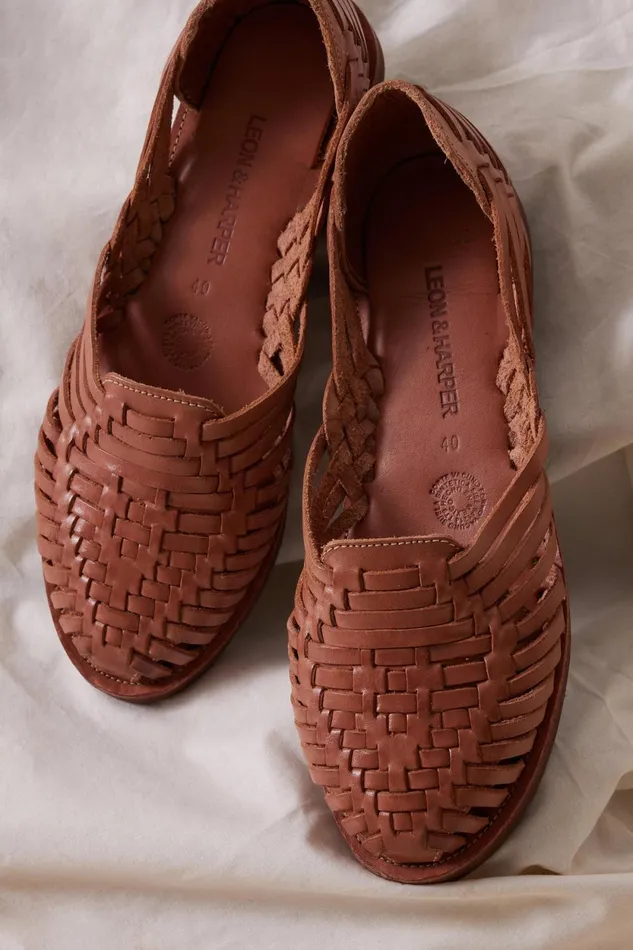 Shoes Women Leon and Harper Pachucca P24 Sandals Natural