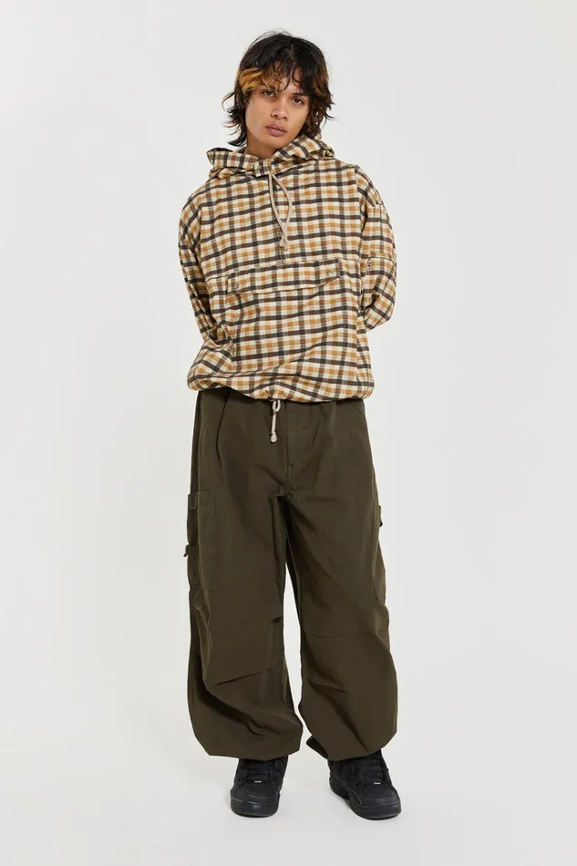 Shop Khaki Parachute Cargo Pants Bestsellers Jaded London Men