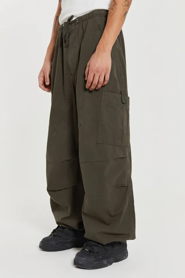 Shop Khaki Parachute Cargo Pants Bestsellers Jaded London Men