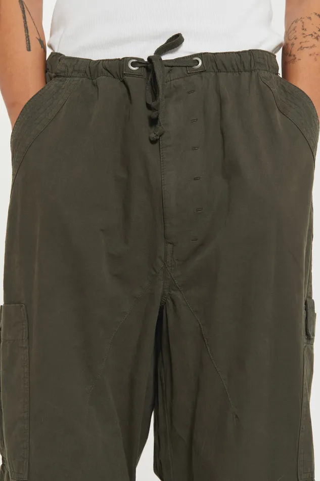 Shop Khaki Parachute Cargo Pants Bestsellers Jaded London Men