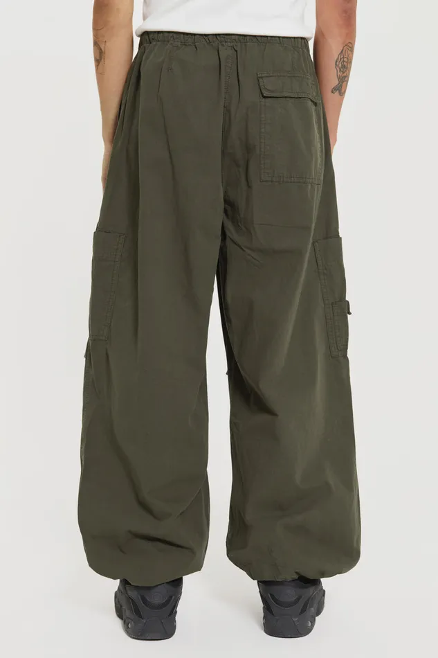 Shop Khaki Parachute Cargo Pants Bestsellers Jaded London Men