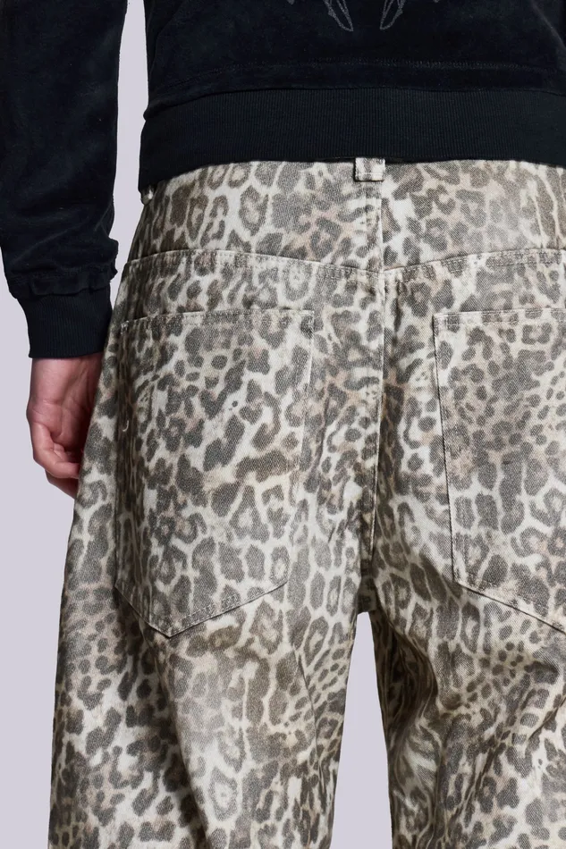 Shop Leopard Fade Colossus Jeans Bestsellers Jaded London Men