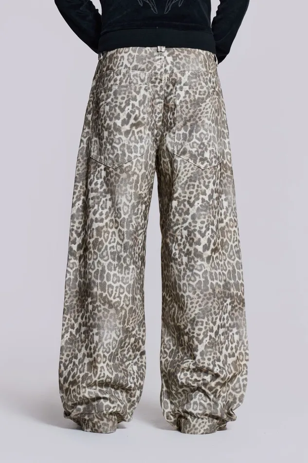 Shop Leopard Fade Colossus Jeans Bestsellers Jaded London Men