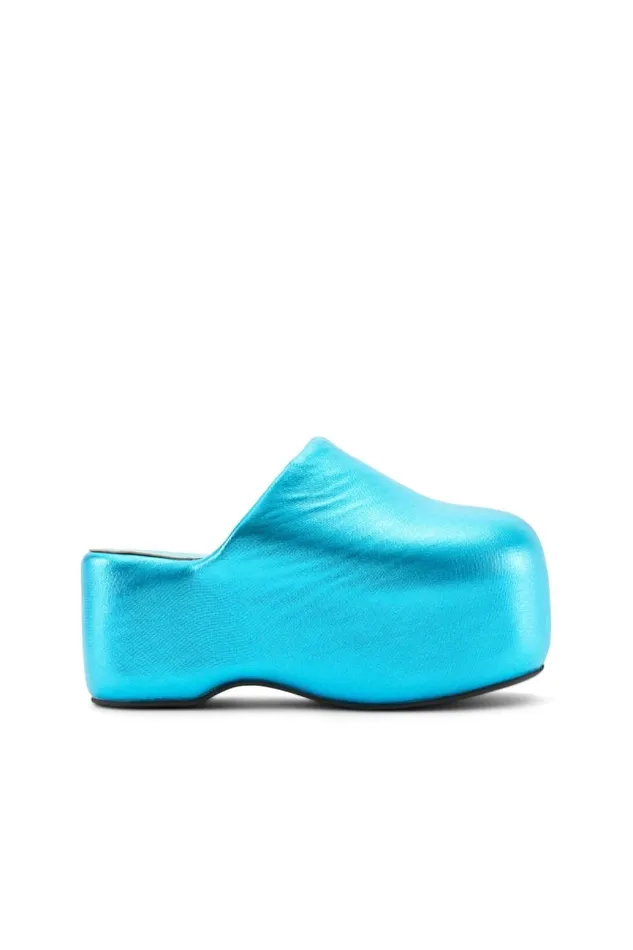 Shop Simon Miller BUBBLE CLOGS Platform Bubble Clog Boogie Blue