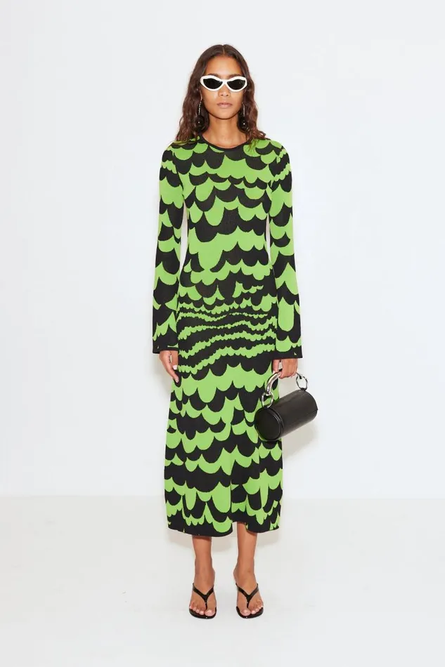 Shop Simon Miller DRESSES Knits By Axon Dress Happy Sheep