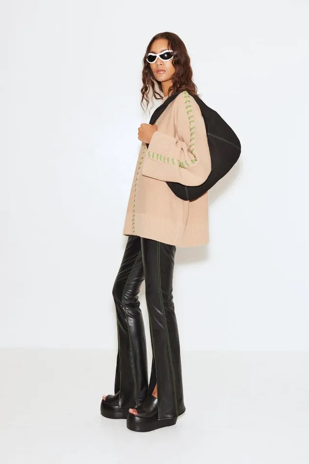 Shop Simon Miller KNITWEAR Leith Sweater Milky Way