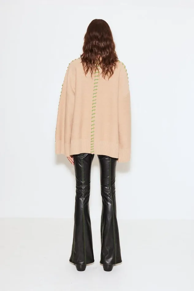 Shop Simon Miller KNITWEAR Leith Sweater Milky Way