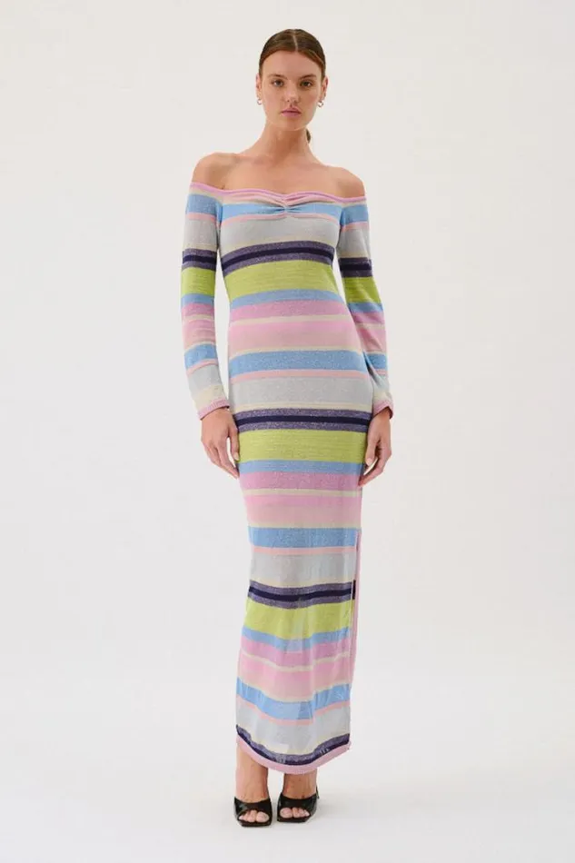 Shop SUBOO Dresses Zephyr Off Shoulder Maxi Dress