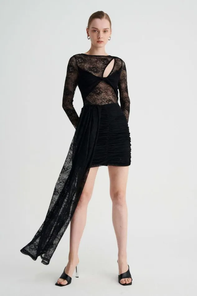 Shop SUBOO Matching Sets Gemini Long Sleeve Lace Bodysuit