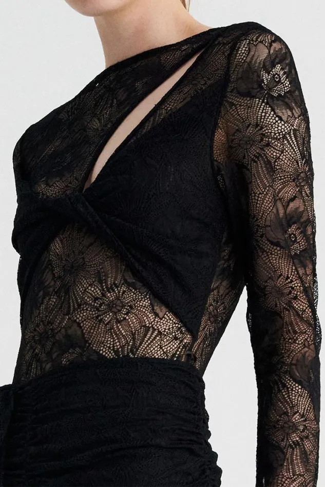 Shop SUBOO Matching Sets Gemini Long Sleeve Lace Bodysuit