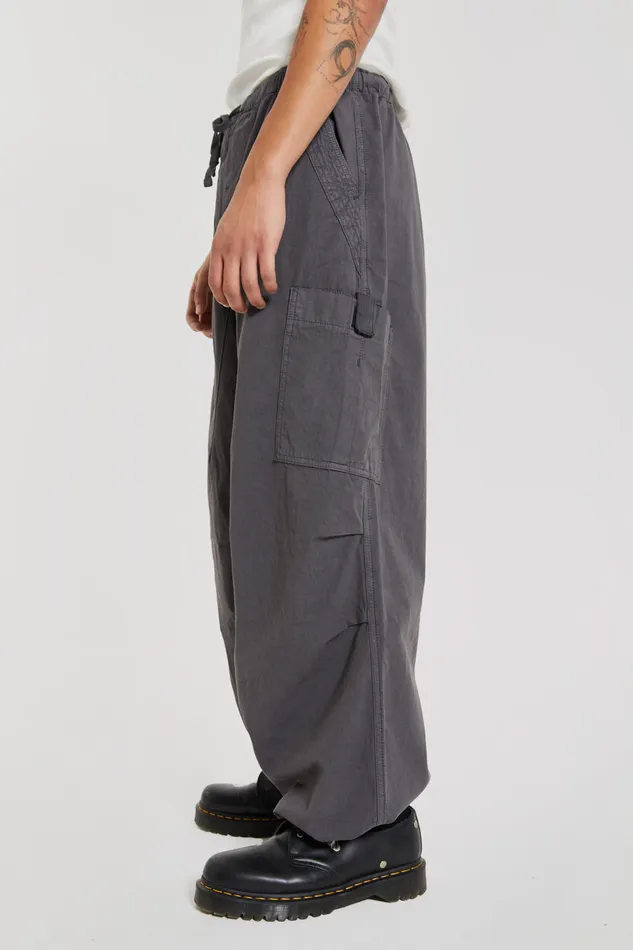 Shop Vintage Grey Parachute Cargo Pants Bestsellers Jaded London Men