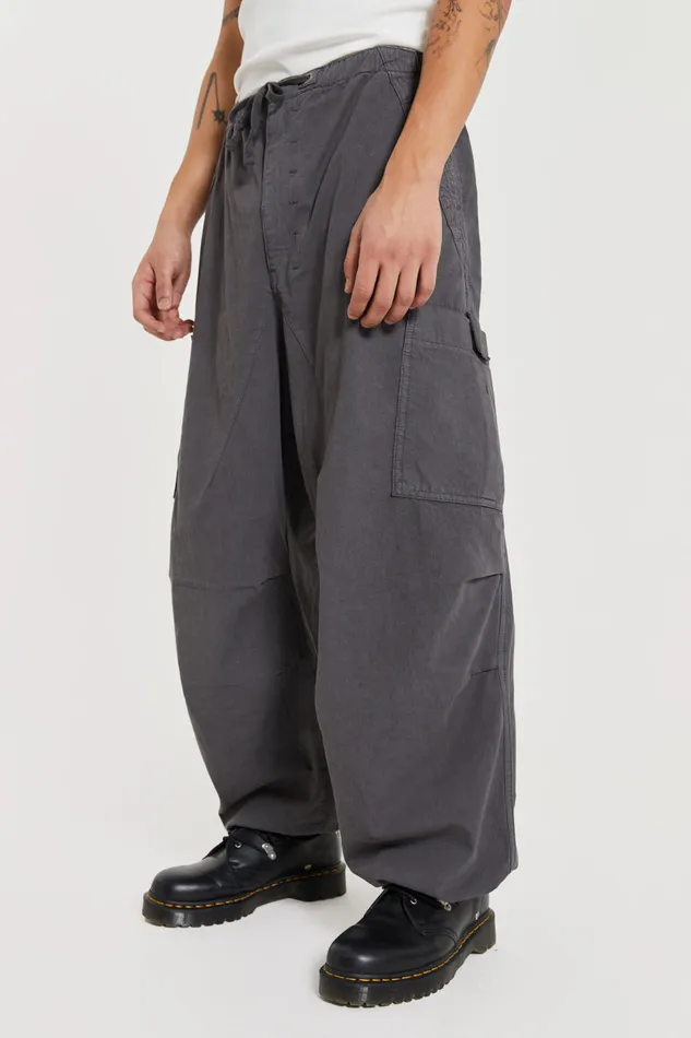 Shop Vintage Grey Parachute Cargo Pants Bestsellers Jaded London Men