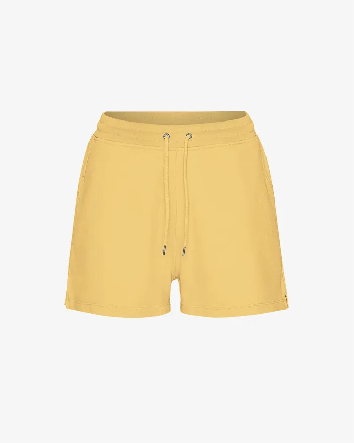 Shorts Colorfulstandard Women Women Organic Sweatshorts 8211 Lemon Yellow