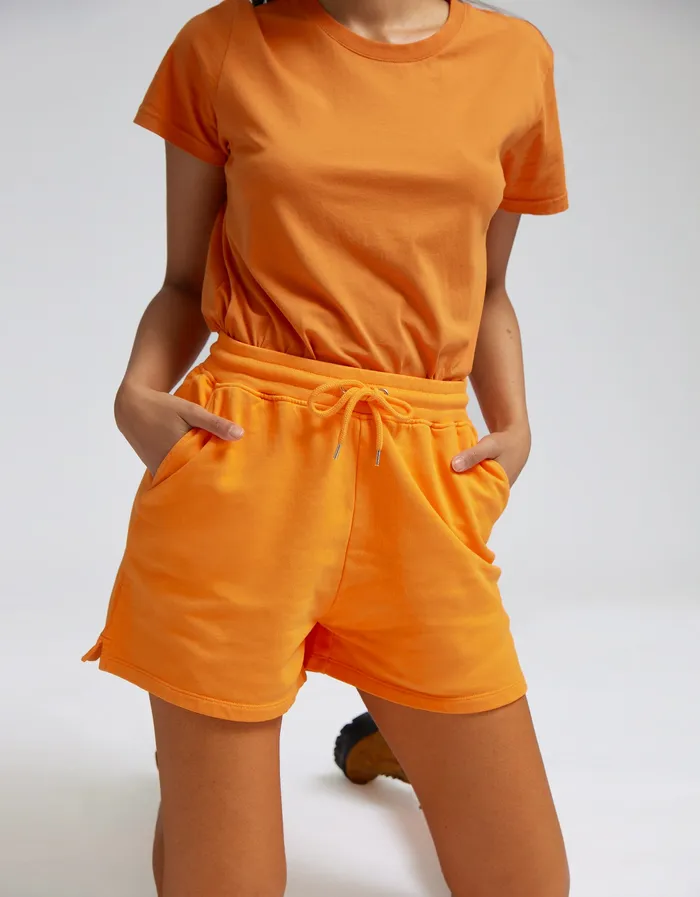 Shorts Colorfulstandard Women Women Organic Sweatshorts 8211 Limestone Grey
