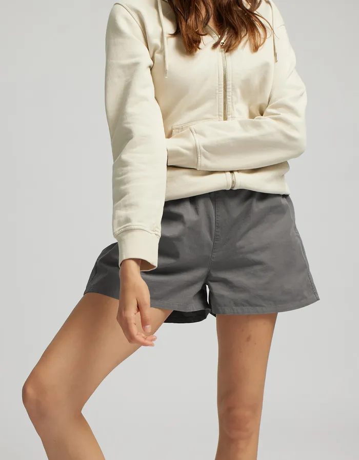 Shorts Colorfulstandard Women Women Organic Twill Shorts 8211 Hunter Green