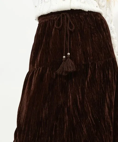 Skirts Apparel Joebrowns Remarkable Velour Tiered Skirt Purple Skirts Apparel Joebrowns Remarkable Velour Tiered Skirt Purple