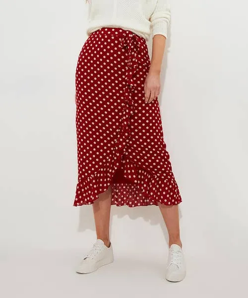 Skirts Crossing The Road Skirt Red Joebrowns Apparel