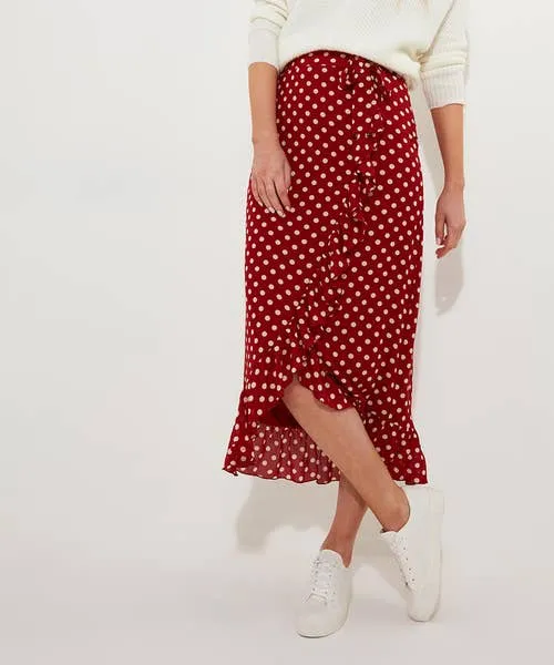 Skirts Crossing The Road Skirt Red Joebrowns Apparel