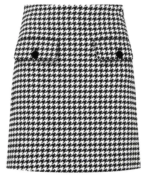 Skirts Daring Dogstooth Skirt BlackWhite 8211 Joebrowns Apparel