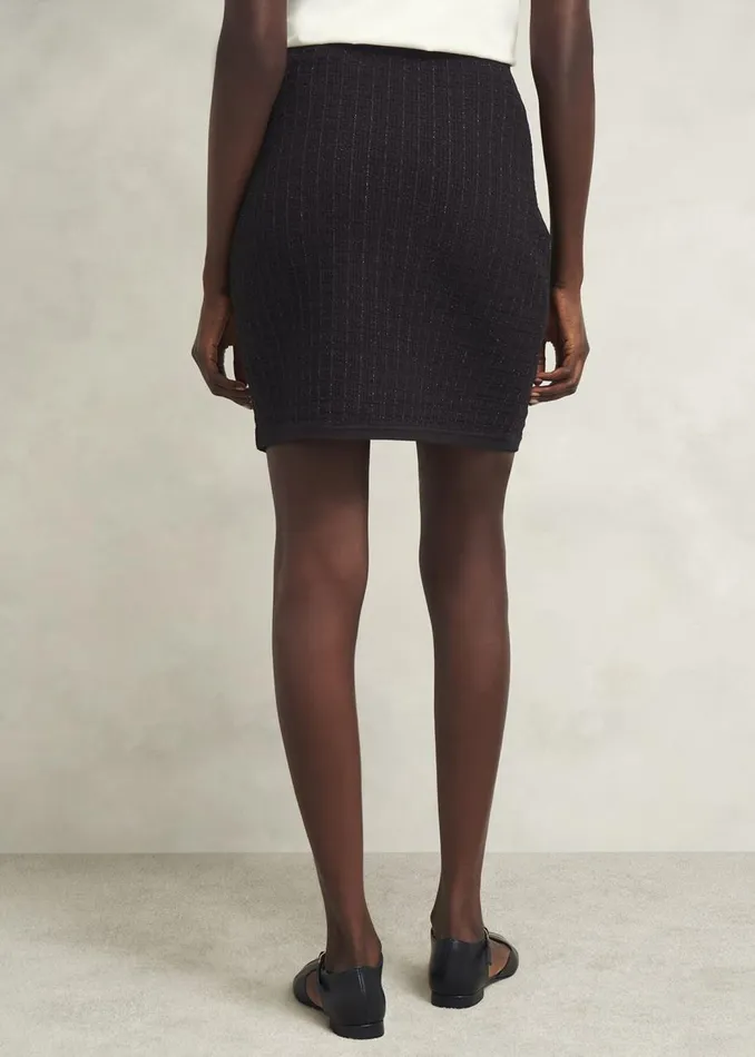 Skirts Women HOBBS Sairey Sparkle Knitted Skirt Black